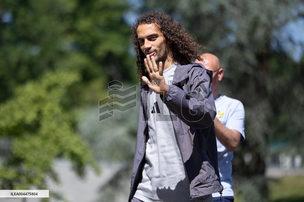 France Players arrives for Training - Clairefontaine-en-Yvelines
