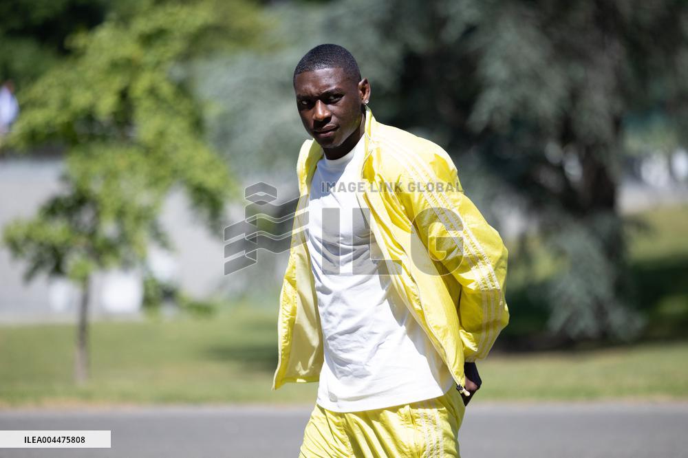 France Players arrives for Training - Clairefontaine-en-Yvelines