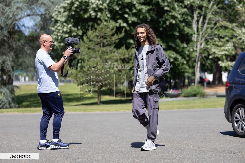 France Players arrives for Training - Clairefontaine-en-Yvelines
