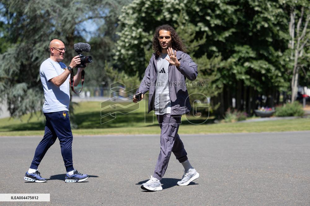 France Players arrives for Training - Clairefontaine-en-Yvelines