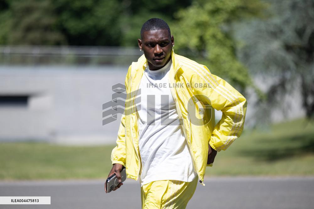 France Players arrives for Training - Clairefontaine-en-Yvelines