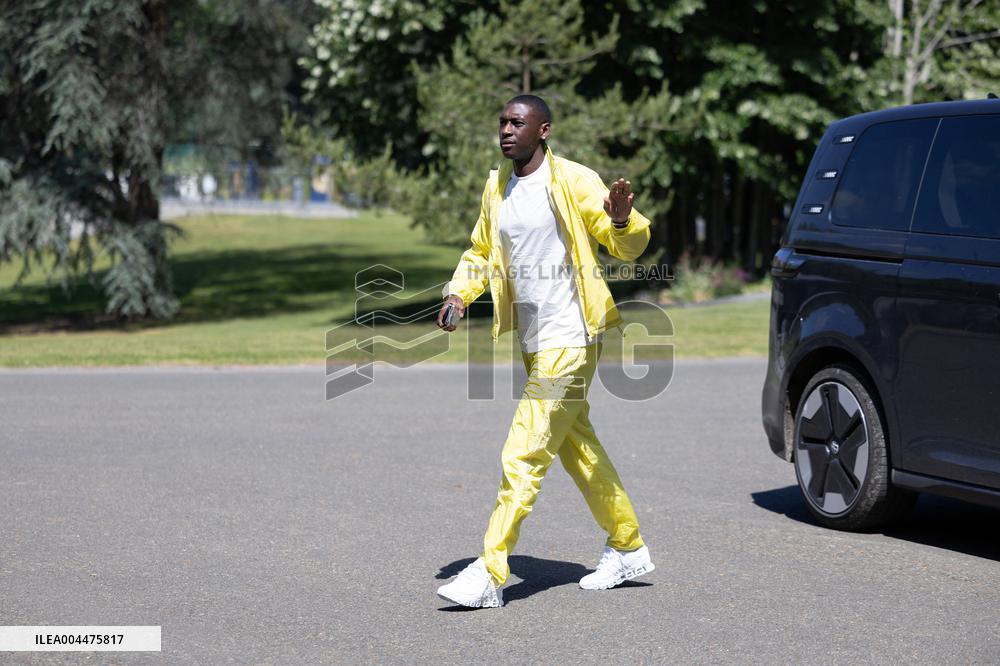 France Players arrives for Training - Clairefontaine-en-Yvelines