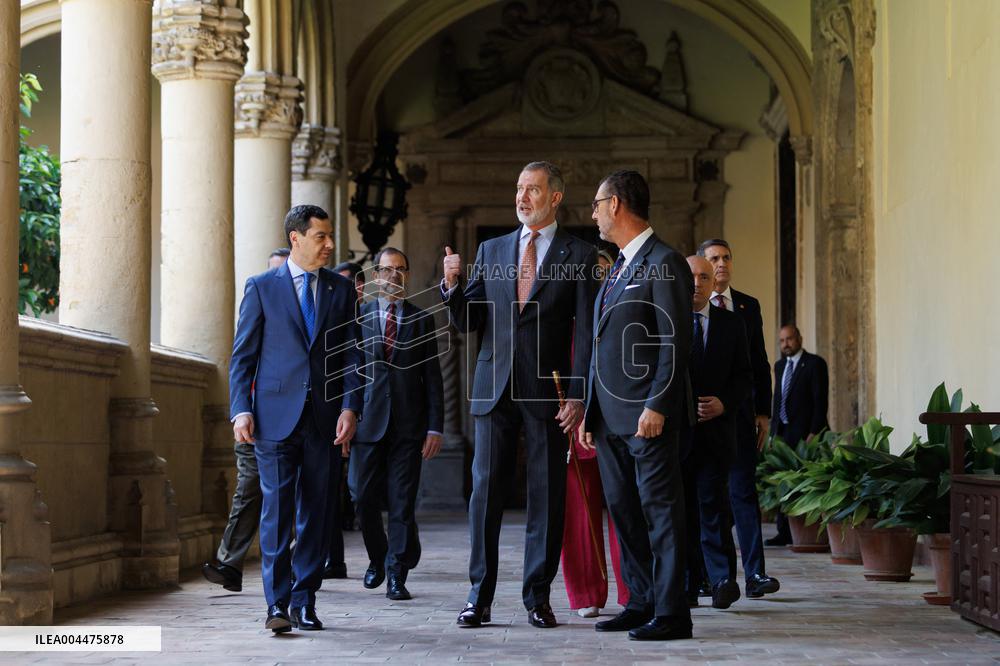 King Felipe VI Presides Over Royal Cavalry Meeting - Granada