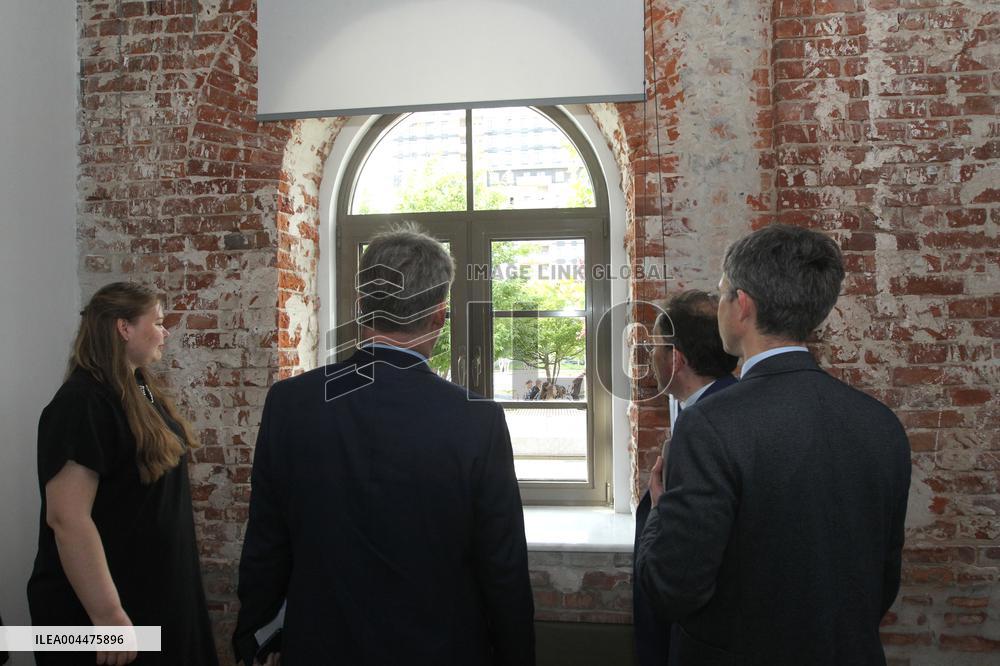 French Ambassador Gael Veyssiere visits language center in Dnipro