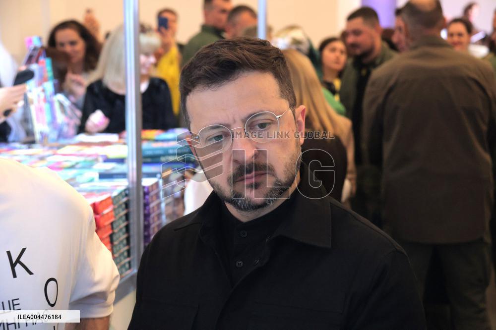 Ukraines President and First Lady visit Book Arsenal Festival in Kyiv