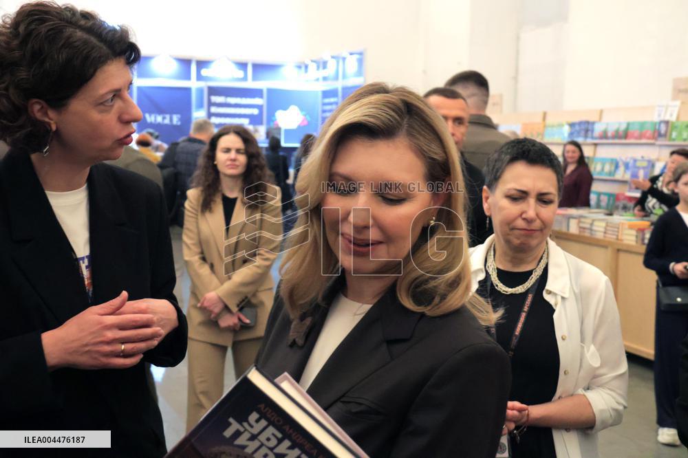 Ukraines President and First Lady visit Book Arsenal Festival in Kyiv