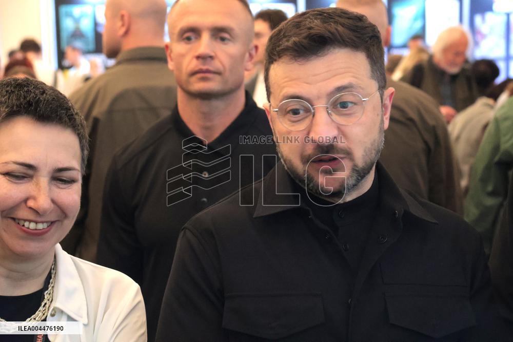 Ukraines President and First Lady visit Book Arsenal Festival in Kyiv