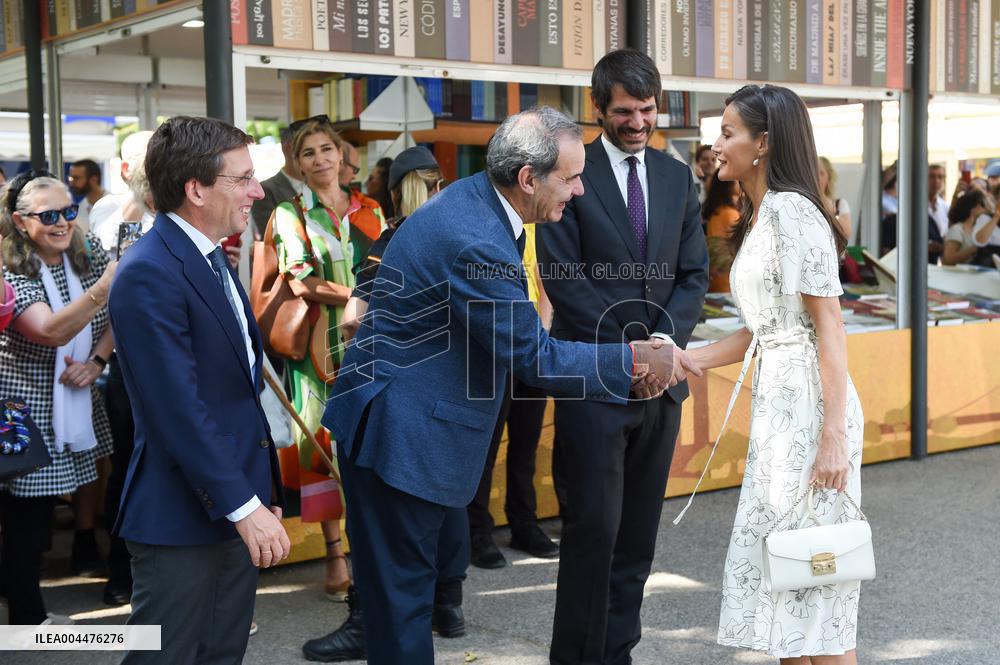 Queen Letizia At 84th Madrid Book Fair - Madrid