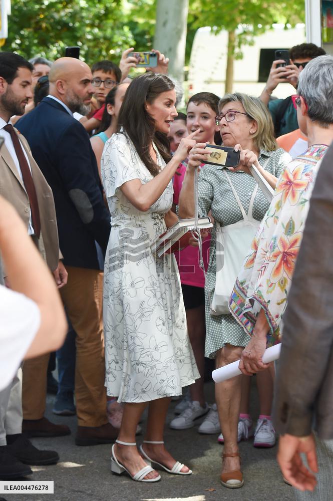 Queen Letizia At 84th Madrid Book Fair - Madrid