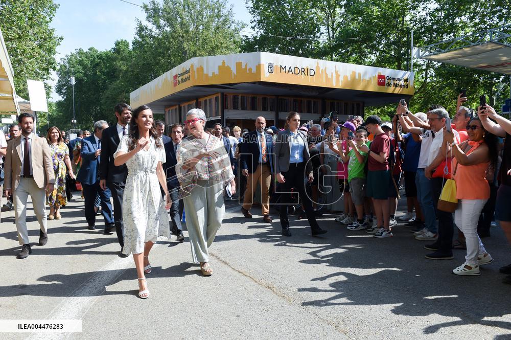 Queen Letizia At 84th Madrid Book Fair - Madrid