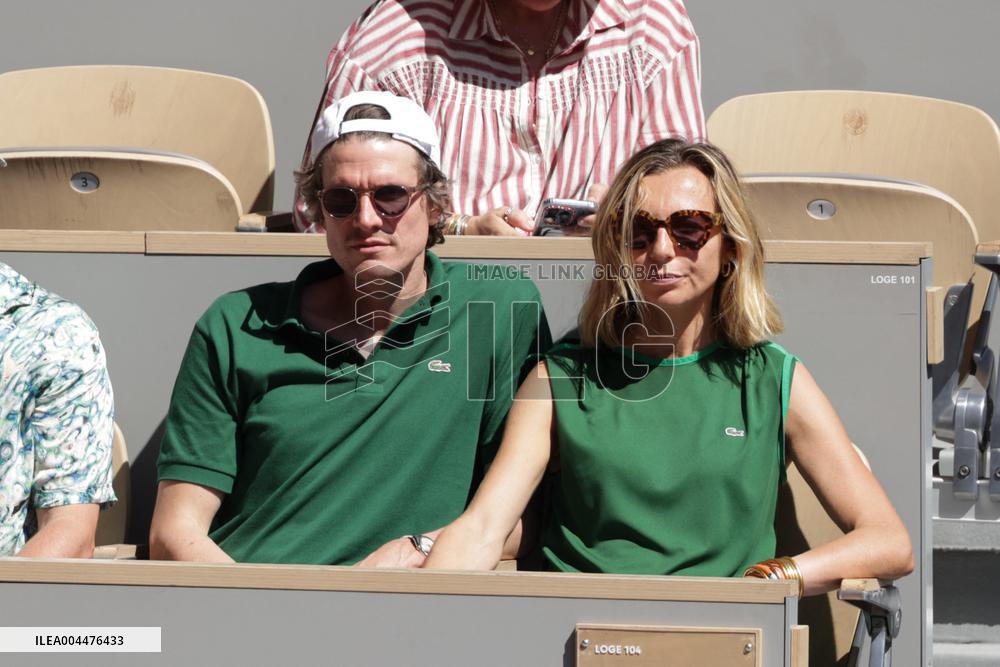 2025 French Open - Celebrities In Stands Day 6 NB