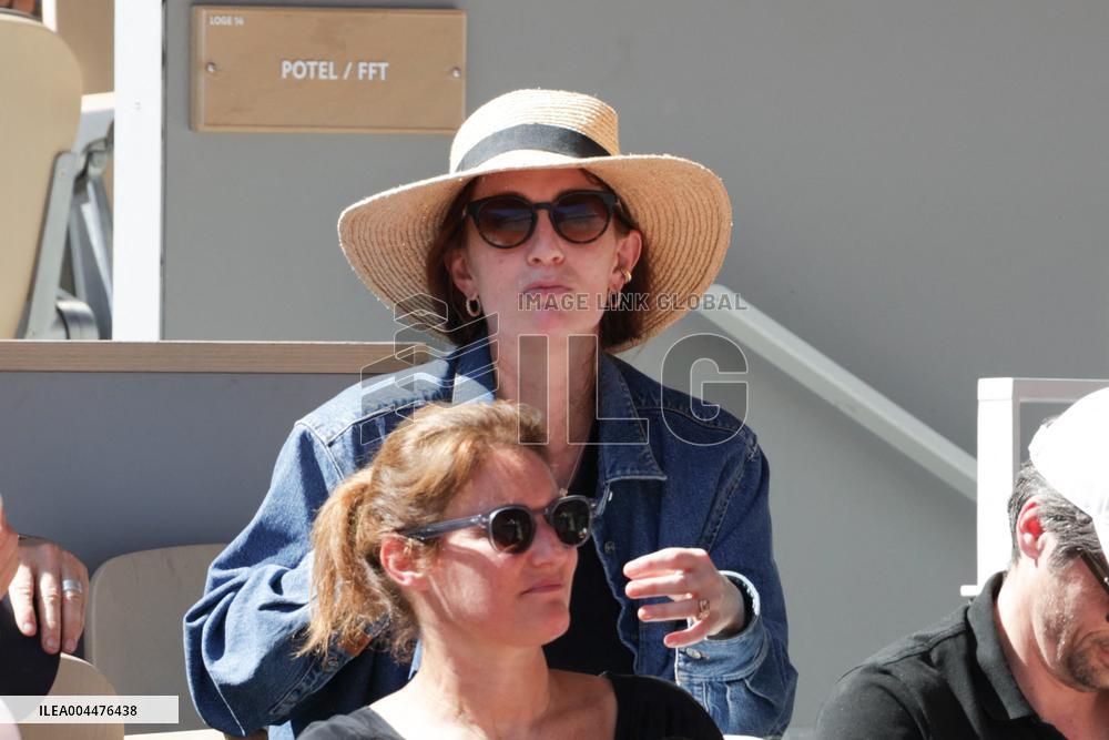 2025 French Open - Celebrities In Stands Day 6 NB