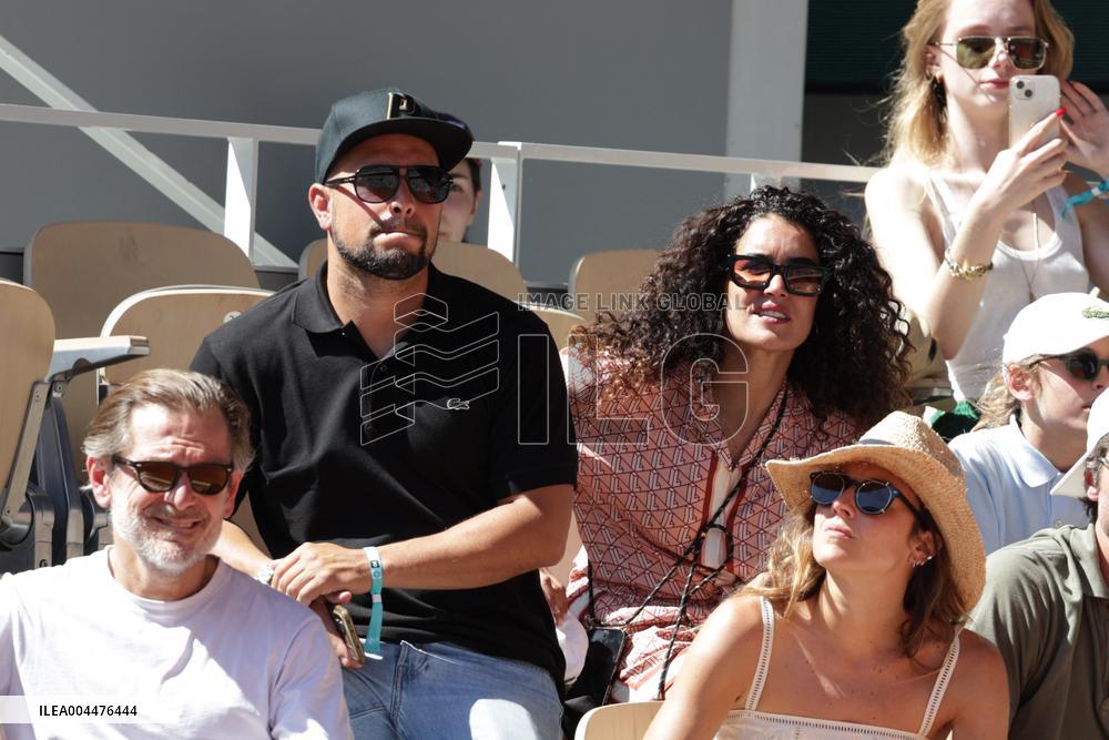 2025 French Open - Celebrities In Stands Day 6 NB