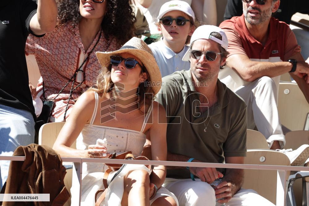 2025 French Open - Celebrities In Stands Day 6 NB