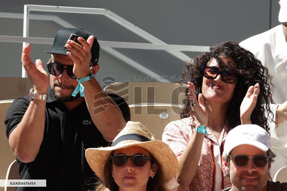 2025 French Open - Celebrities In Stands Day 6 NB