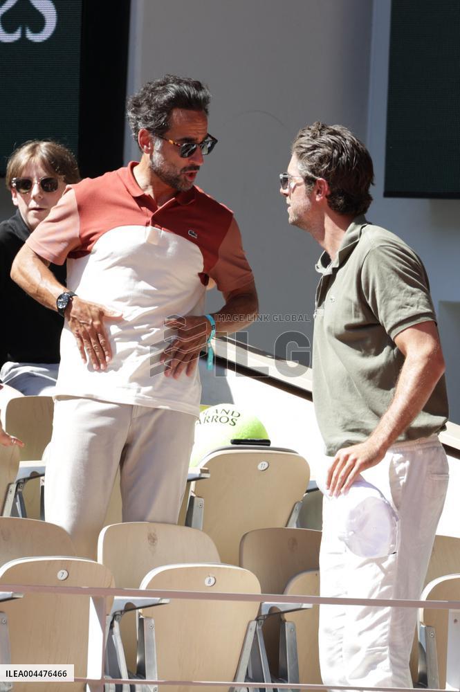 2025 French Open - Celebrities In Stands Day 6 NB