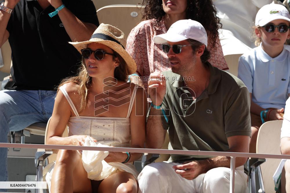 2025 French Open - Celebrities In Stands Day 6 NB