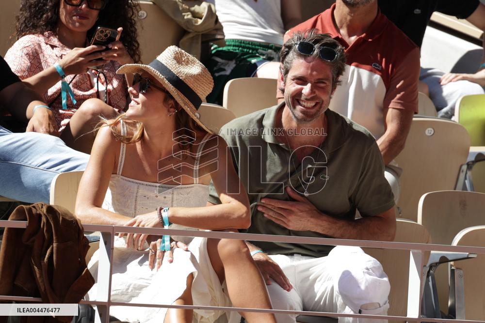 2025 French Open - Celebrities In Stands Day 6 NB