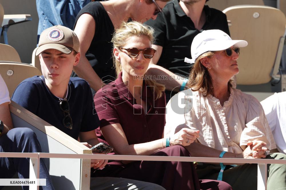 2025 French Open - Celebrities In Stands Day 6 NB