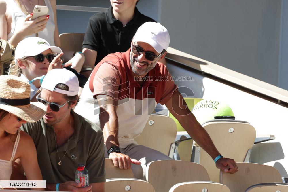 2025 French Open - Celebrities In Stands Day 6 NB
