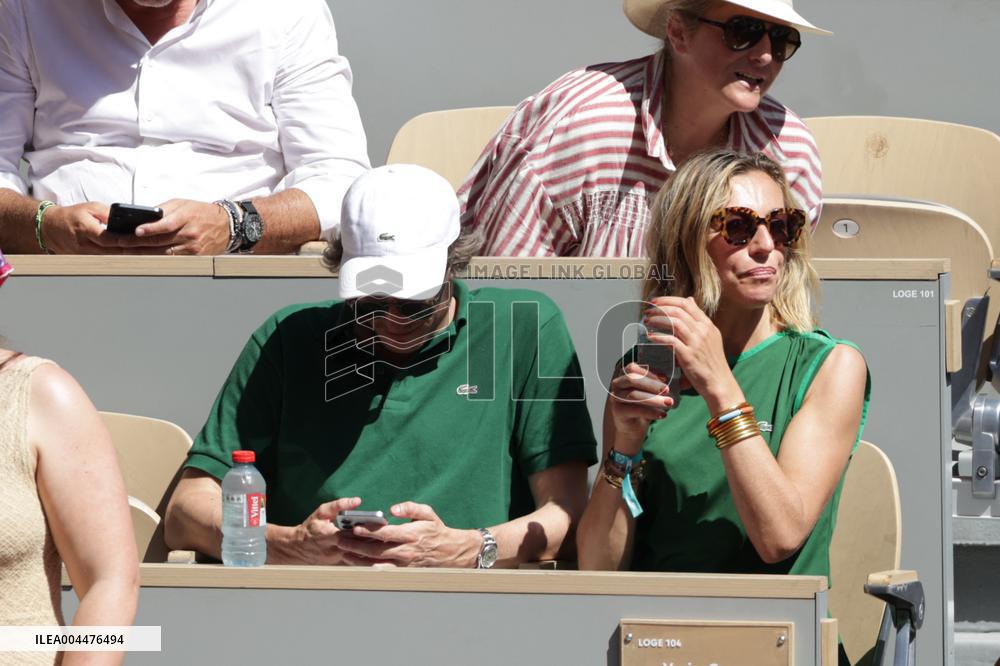 2025 French Open - Celebrities In Stands Day 6 NB
