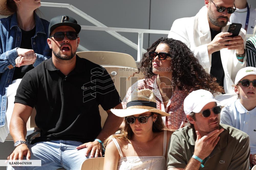 2025 French Open - Celebrities In Stands Day 6 NB