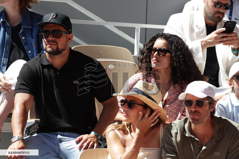 2025 French Open - Celebrities In Stands Day 6 NB