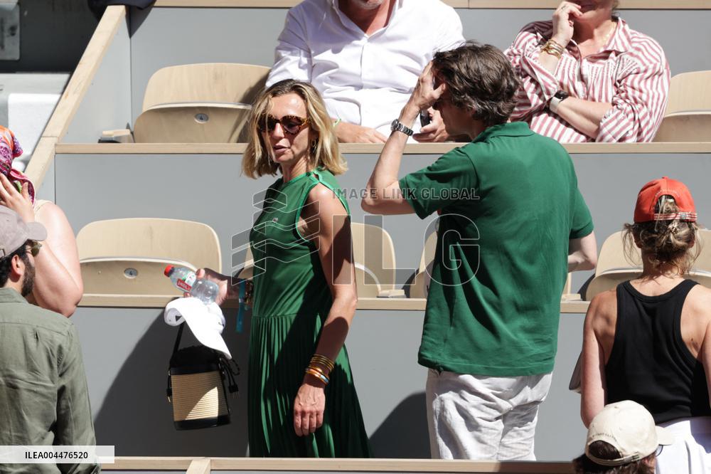 2025 French Open - Celebrities In Stands Day 6 NB