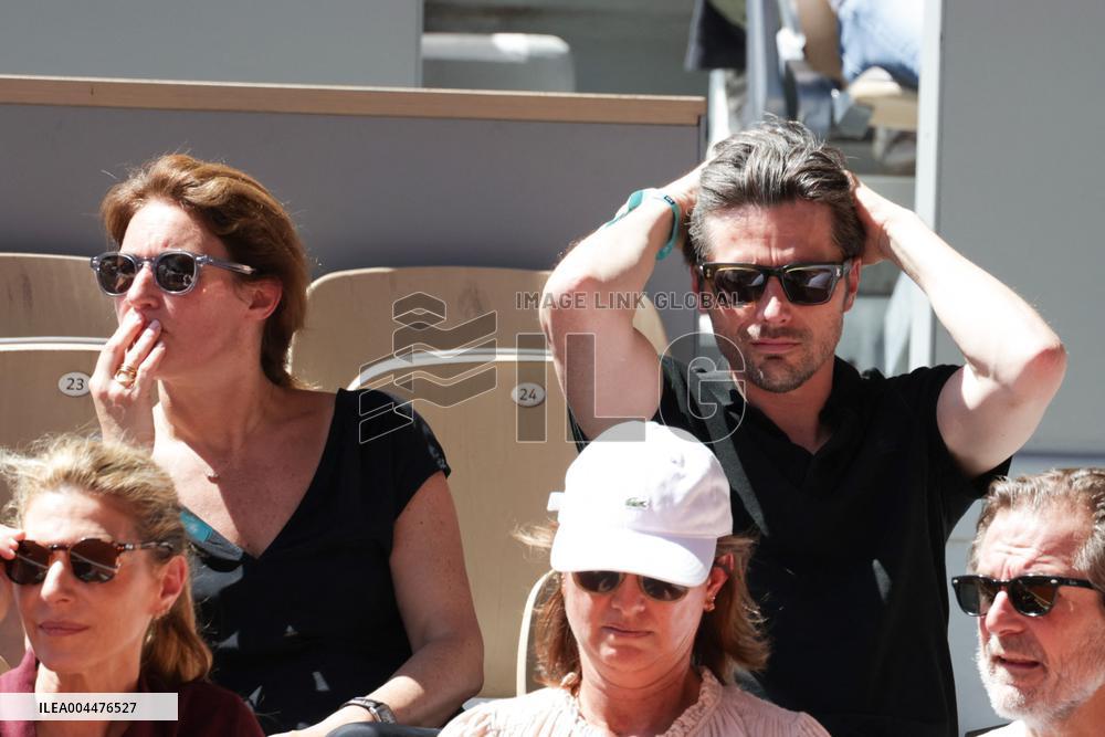 2025 French Open - Celebrities In Stands Day 6 NB