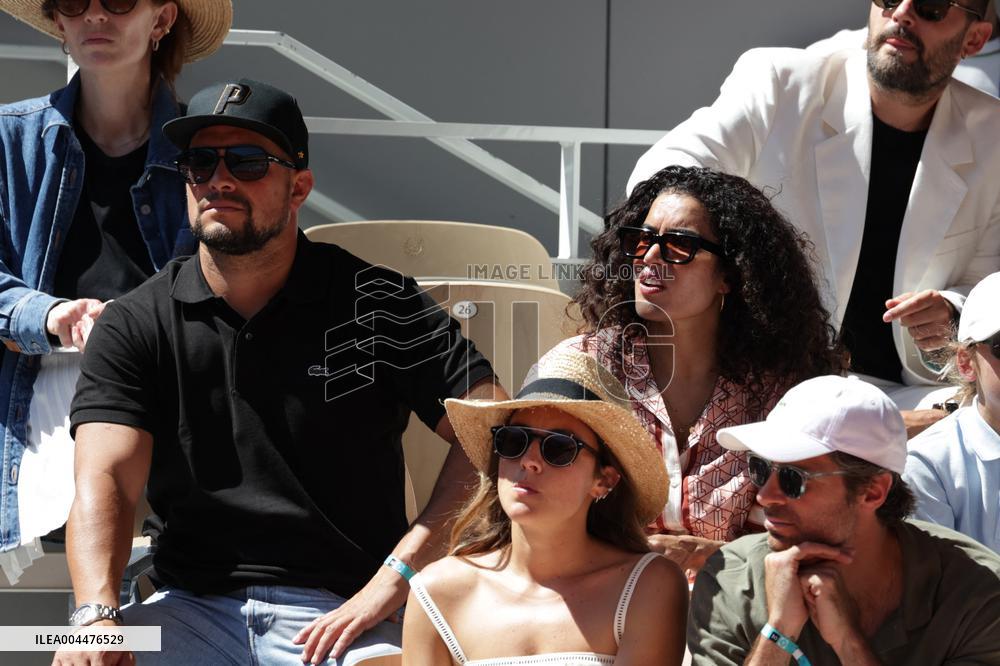 2025 French Open - Celebrities In Stands Day 6 NB