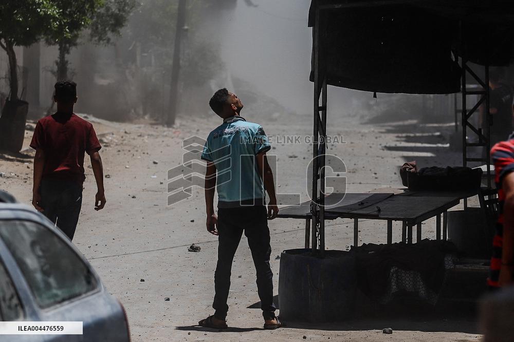 Israeli Strikes Target Al-Adham Family Home - Gaza