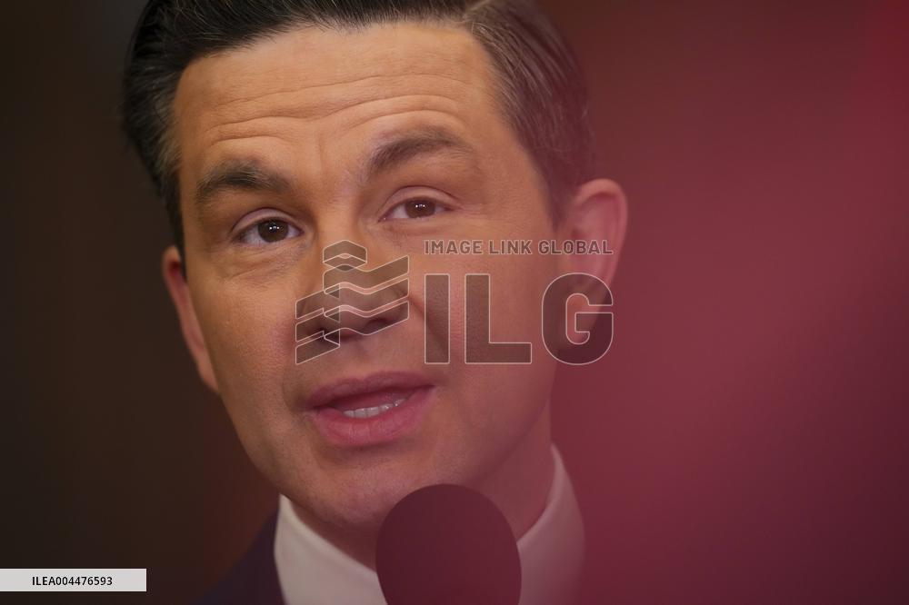 Pierre Poilievre Arrives On Parliament Hill - Ottawa