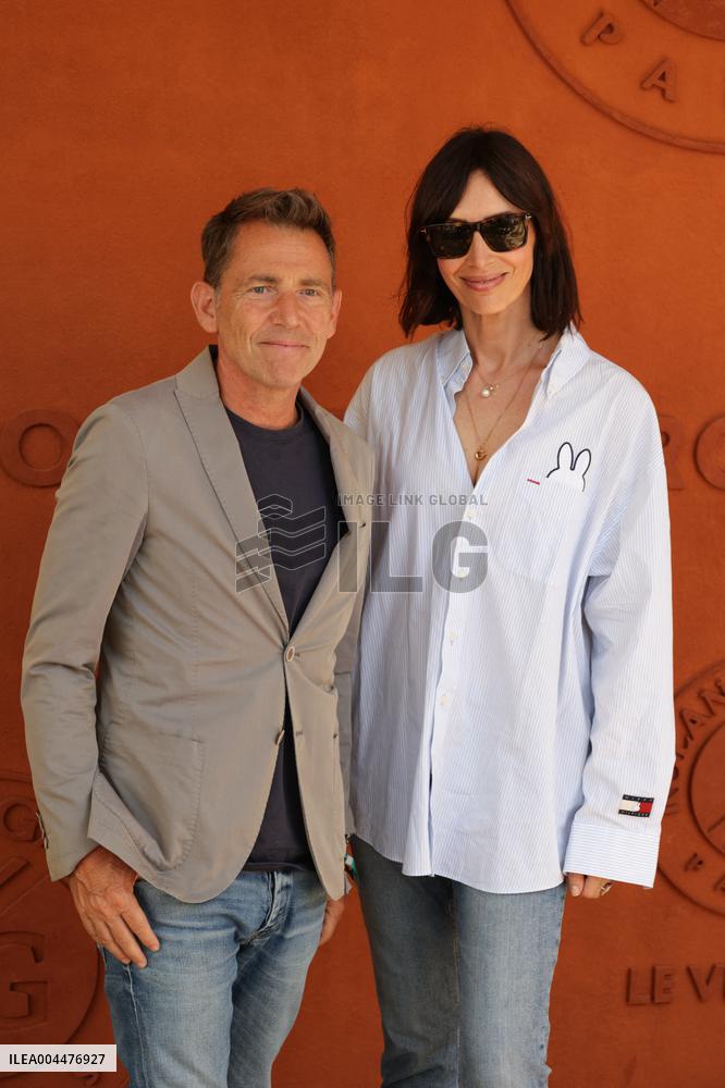 2025 French Open - Celebrities At Village Day 6 NB