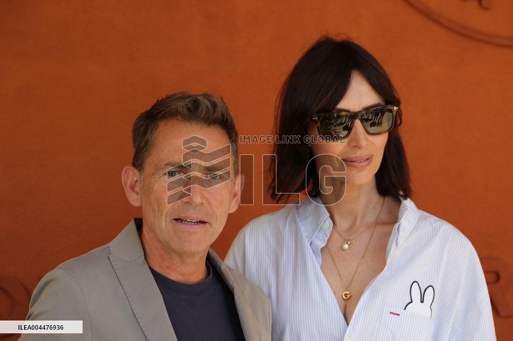 2025 French Open - Celebrities At Village Day 6 NB