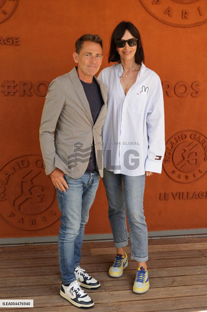 2025 French Open - Celebrities At Village Day 6 NB