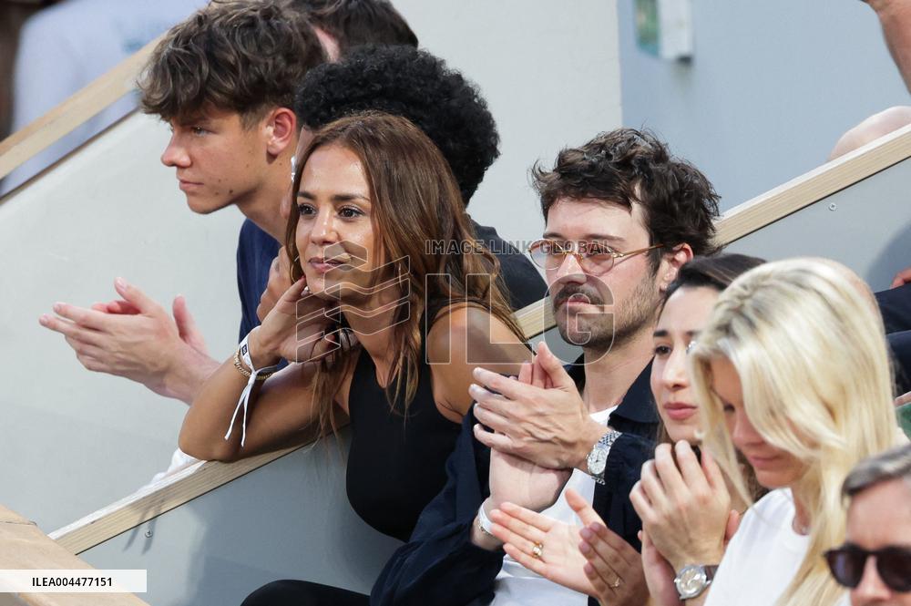 2025 French Open - Celebrities In Stand Day 6 NB