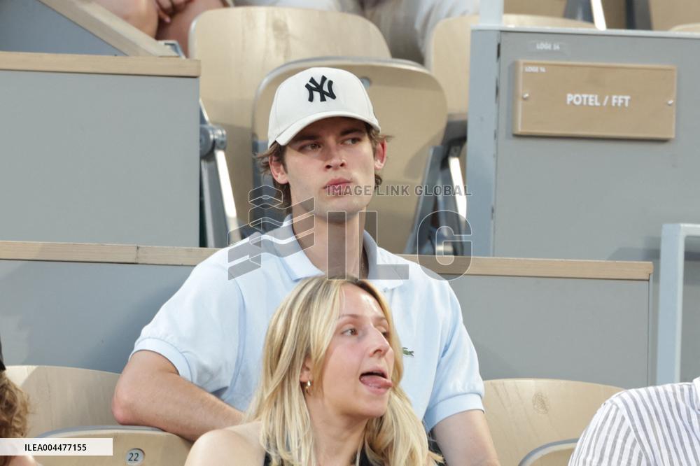 2025 French Open - Celebrities In Stand Day 6 NB