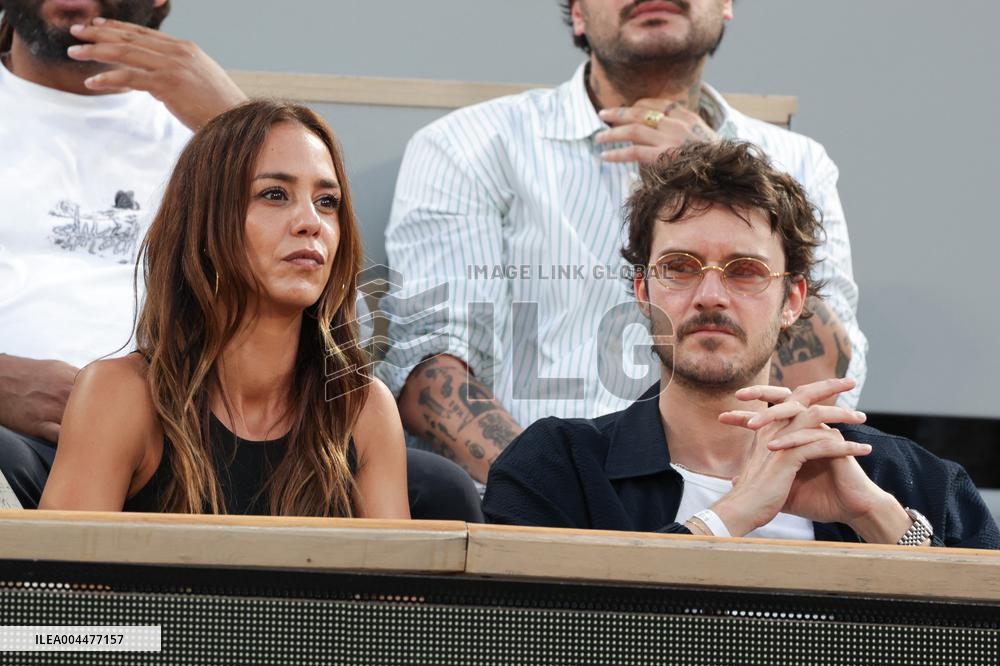 2025 French Open - Celebrities In Stand Day 6 NB