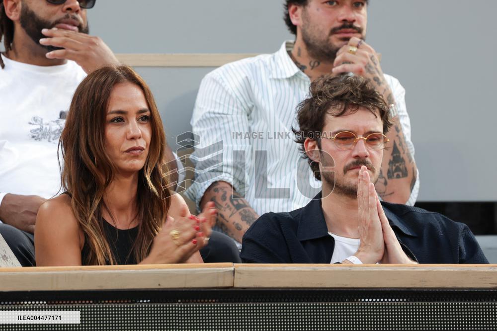 2025 French Open - Celebrities In Stand Day 6 NB