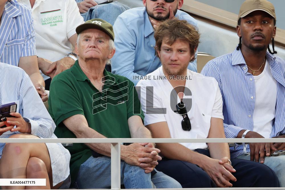 2025 French Open - Celebrities In Stand Day 6 NB