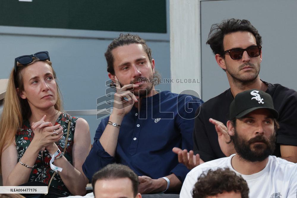 2025 French Open - Celebrities In Stand Day 6 NB