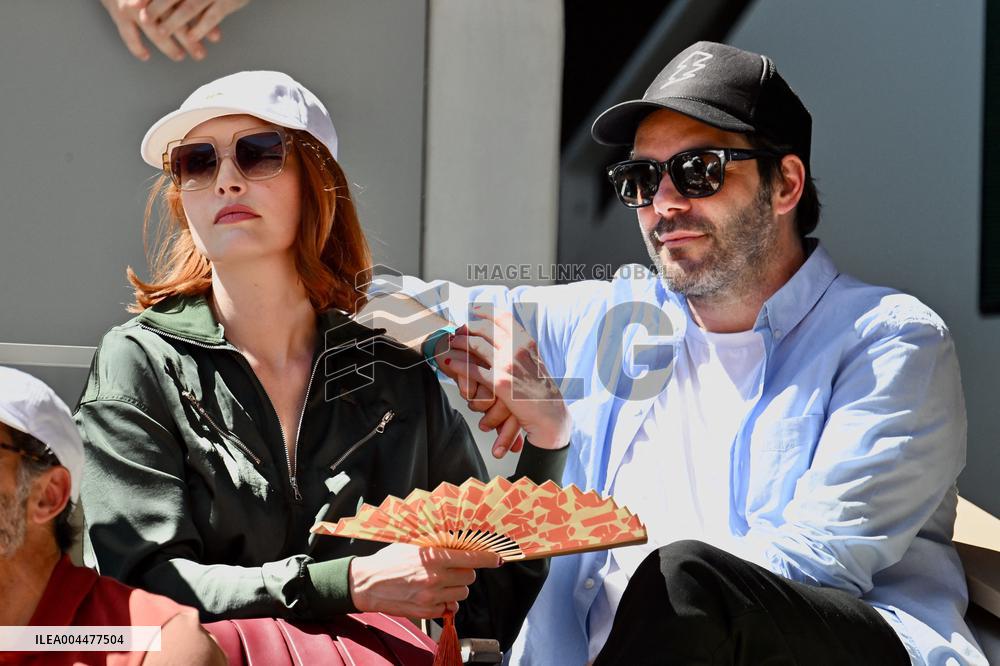 2025 French Open - VIPs In The Stands Day 6