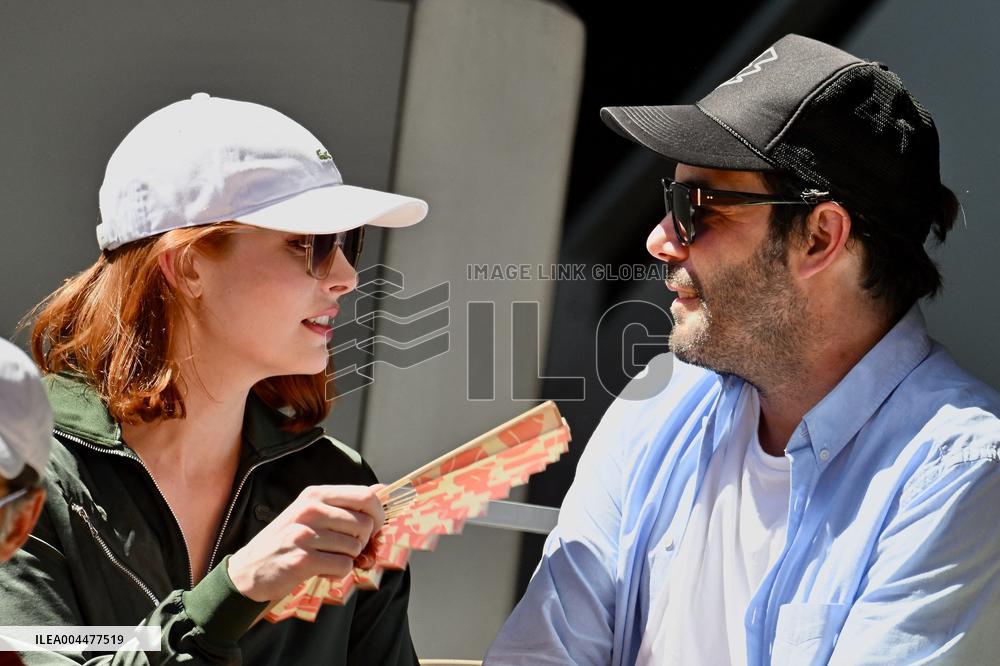 2025 French Open - VIPs In The Stands Day 6