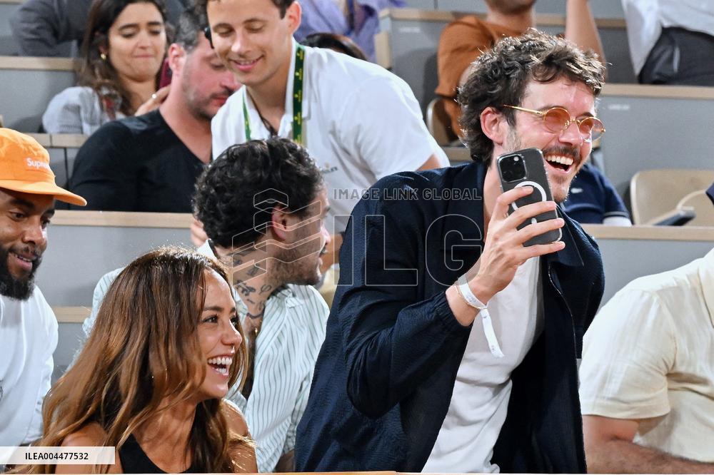 2025 French Open - VIPs In The Stands Day 6
