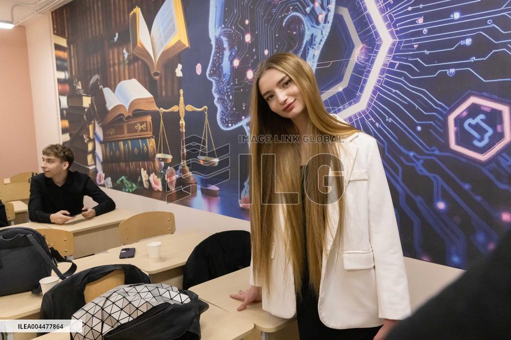 Last day in the underground school of High school graduates - Kharkiv