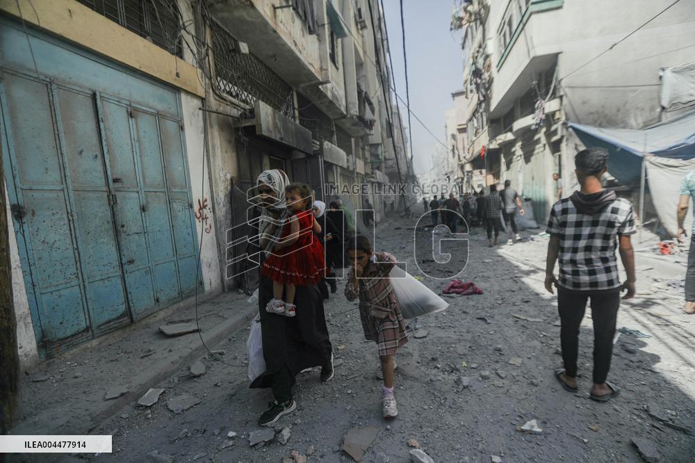 Explosion in Gaza - Palestine