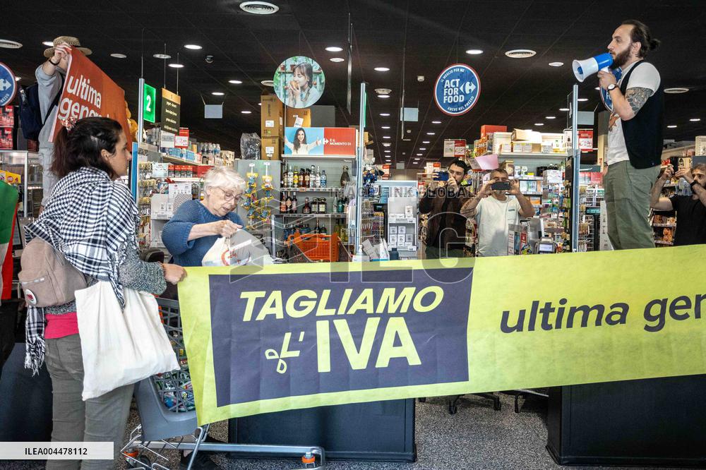 Via Spinoza Carrefour, latest generation action - Milan