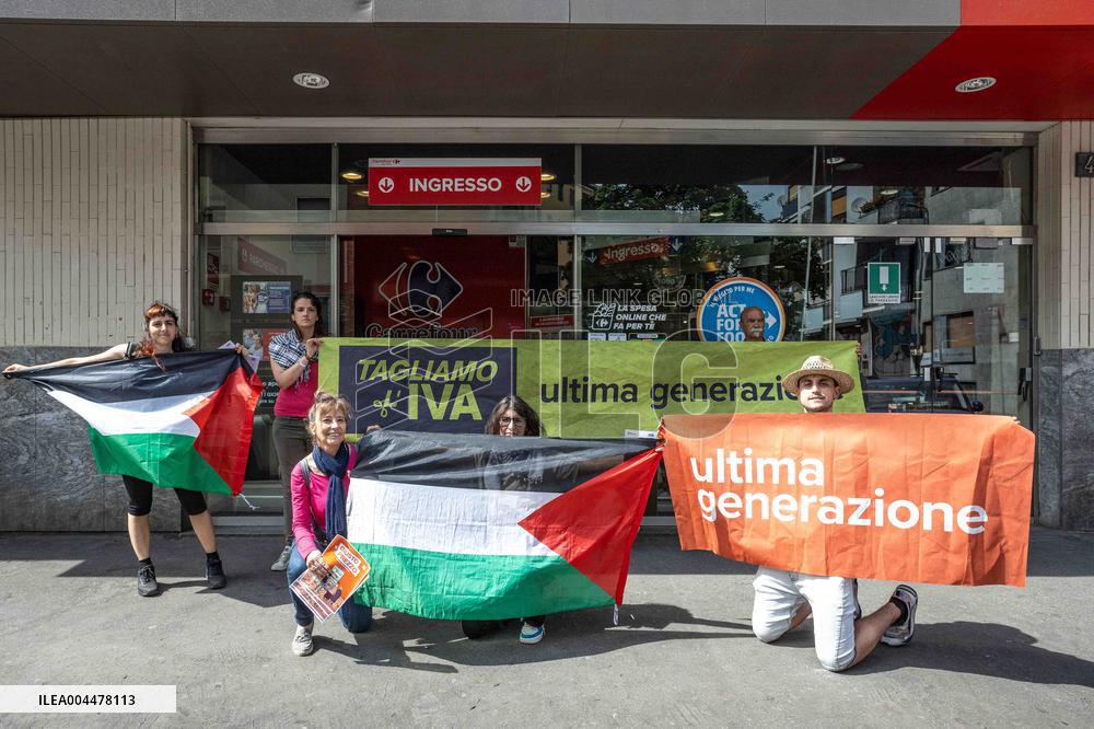 Via Spinoza Carrefour, latest generation action - Milan