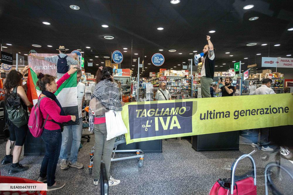 Via Spinoza Carrefour, latest generation action - Milan