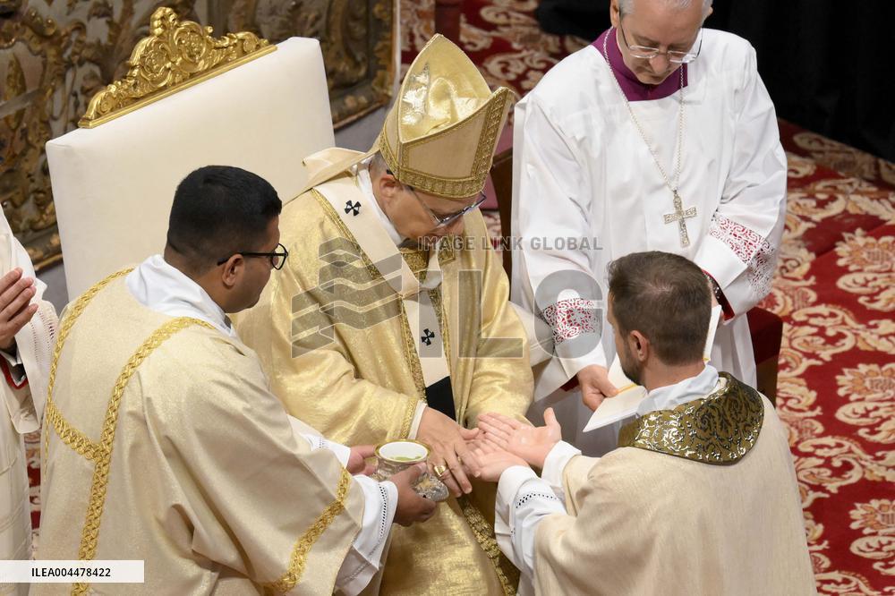 Pope Leo XIV Celebrates Mass For Priestly Ordinations - Vatican